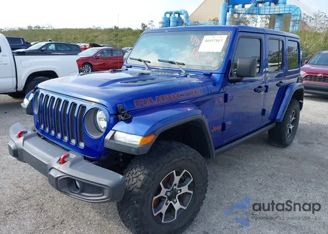 2020 Jeep Wrangler Unlimited Rubicon 4X4 z USA, uszkodzony, nr VIN 1C4HJXFN4LW326610